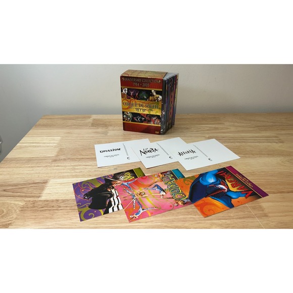Cirque du Soleil Anniversary Collection 1984-2005 12 DVD Box Set w/ 6 Postcards - Picture 8 of 8